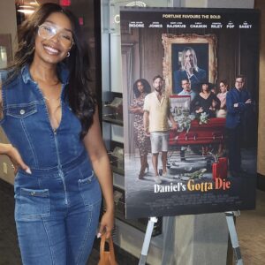Chantel Riley Instagram - Officially official! DANIEL'S GOTTA DIE out now in select theaters in Canada!!!

Thank you all soooo much to everyone that joined us tonight! Was so great seeing some crew members that put this hilarious film together. Let's do it again...in the Cayman Islands of course!

.
Shout out to out Cayman Island crew!!!