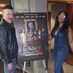 Chantel Riley Instagram - Officially official! DANIEL'S GOTTA DIE out now in select theaters in Canada!!!

Thank you all soooo much to everyone that joined us tonight! Was so great seeing some crew members that put this hilarious film together. Let's do it again...in the Cayman Islands of course!

.
Shout out to out Cayman Island crew!!!