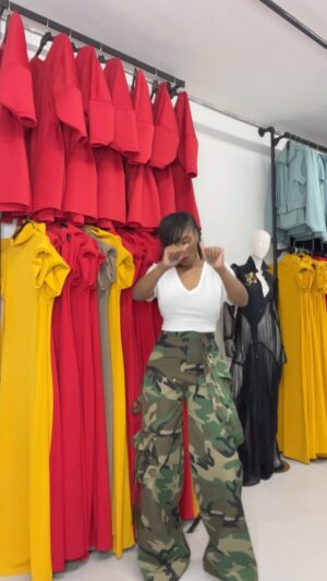 Charketa Glover Instagram - Studio antics • I’m always a vibe! 🤣🤣 Nah but seriously, I’m celebrating the NEW @rocknremix_ Charlie Camos! Y’all standing on business! 👉🏽Almost sold out! …Should I restock them??