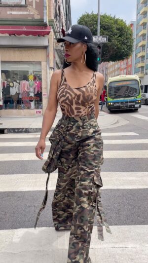 Charketa Glover Instagram - Be about that action!  top/pants: @rocknremix_