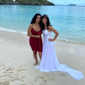 Charlene Amoia Instagram - #beachwedding #trunkbay #elopement #intimatewedding #october13 #stjohn #beachbride #perfect #love #newlyweds