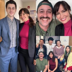 Charlene Amoia Instagram - Always nice to  reunite with old cast members!

#himym 
#AmericanReunion

#adverse 

#underdevelopedseries