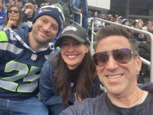 Charlene Amoia Instagram - Love running into friends when at the game with the boo! 
#Seahawks #Rams 
#sofistadium