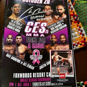Charles Rosa Instagram - It’s OFFICIAL✅ Main Event May 3rd Foxwoods Resort Casino Charles “BostonStrong” Rosa Vs Josh Harvey fighting for the Lightweight World Championship🏆
@foxwoods @cesmma @fitetv 
I have a few sponsorship opportunities available so please message me for details!!!
Tickets 🎫 and hotel bookings go to CESFights.com or direct message me to sit alongside TeamRosa!
So excited to fight for a World Title; this card is a huge one so stay tuned for more big fights on this card. This is one you don’t want to miss!! 
MEET ME AT FOXWOODS 🏆🏆🏆🏆🏆
#UFC #MMA #Fighter #ChuckysFight #RosaNation #NewEngland #FYP #BostonStrong #NESN @thefightingnews