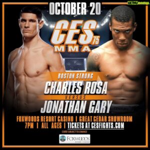 Charles Rosa Instagram - Fight News 🗞️ Main Event October 20th, Foxwoods Connecticut. I’m honored to fight back home and continue my unbeaten streak in New England. Excited to fight in front of my friends, family, and fans. Tickets can be purchased using discount code: ROSA or you can direct message @chuckysfight for tickets 🎫. BostonStrong is back! Don’t miss the event and save the date. Sponsorship opportunities are still available as the event will be broadcasted worldwide. TeamRosa is not coming to take part, we are coming to take over!! #RosaNation #BostonStrong #Foxwoods #FreeAgent #KingOfMonsters #TeamRosa #Chuckysfight