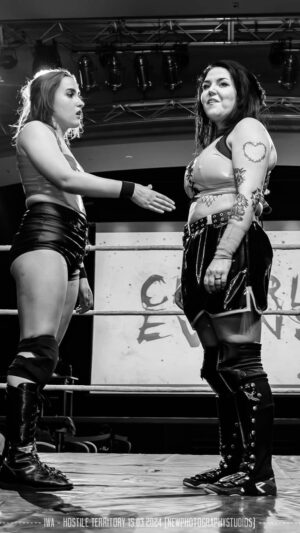 Charli Evans Instagram - The last time Charli Evans and Rita Stone met 😳

What will be the scene after their Iron-Woman match NEXT FRIDAY at the Paddo RSL?

Tickets are available now on our profile!

#IWAPaddo