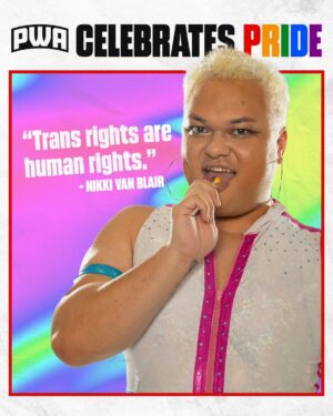 Charli Evans Instagram - PWA hopes everyone has had a fantastic PRIDE month 🏳️‍🌈 

We have teamed up with members of our roster to celebrate PRIDE and deliver messages that mean something to them. 💚

#pride🌈 #pridemonth