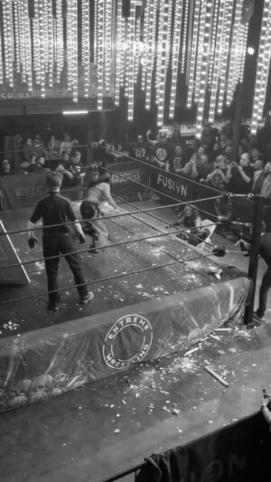 Charli Evans Instagram - @charlievanspro 🇦🇺takes out @emersyn_jayne 🏴󠁧󠁢󠁳󠁣󠁴󠁿during their bout at TNT Wrestling🇬🇧’Thrill to Kill’, Liverpool, Merseyside, England, UK, Summer 2024 
-🎥: @charlievanspro || Follow @tntextremewres for more information about UK Deathmatch! 
-
-
-
-
-
-
-
-
-
-
-
-
-
-
-
-
-
-
-
-
-
- #kingsroadwrestling #kingsroadwrestlingllc #deathmatch #gcw #gcwwrestling #gamechangerwrestling #prowrestling #wrestling #wrestlemania #aew #wwe #womenswrestling #luchalibre