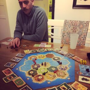 Charlie Barnett Instagram - @whatupdrewski @adrilovespizza and I getting back to our roots #catan .... don’t come for my ore y’all