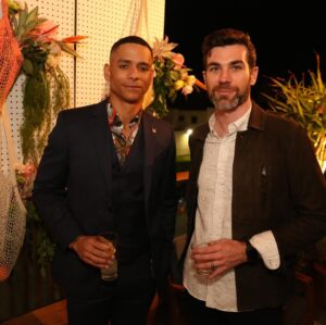 Charlie Barnett Instagram - Much thanks to @ted_baker_menswear for a great night and making me look so clean! #threepiecesuit making me feel like a boss!