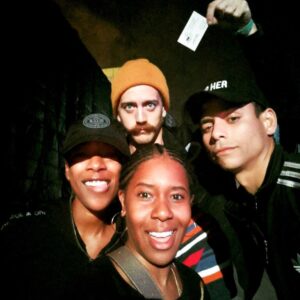 Charlie Barnett Instagram - GREY LADY and VALARIE!!! You know who you are! Thanks for making our night! @unistudios @horrornights #halloweenhorrornights