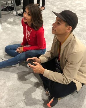 Charlie Barnett Instagram - ALL day any day errrry day... okay not every and all the day. Let practice some balance folks but THANKYOU @nintendo and @e3expo not being ageists! Encouraging all of us big kids continue to PLAY #e3 #nintendo #nintendoswitch