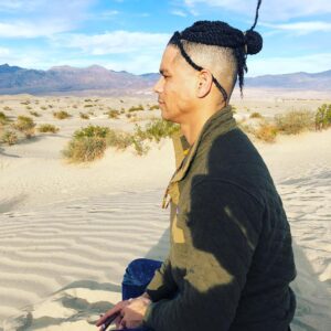 Charlie Barnett Instagram - Black man and a man bun.... I had to meditate on this one.
