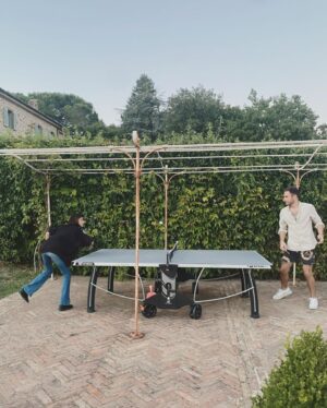 Charlie Clapham Instagram - Tuscany Take Two 🎬🇮🇹🤌🏼📸🍝🍕🏊🏼‍♂️🧘🏻‍♂️👨‍🍳🪩