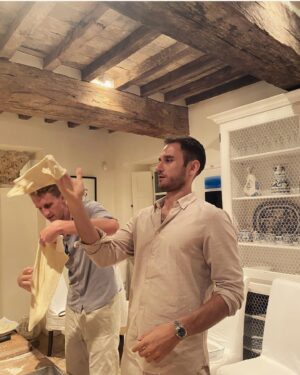 Charlie Clapham Instagram - Tuscany Take Two 🎬🇮🇹🤌🏼📸🍝🍕🏊🏼‍♂️🧘🏻‍♂️👨‍🍳🪩