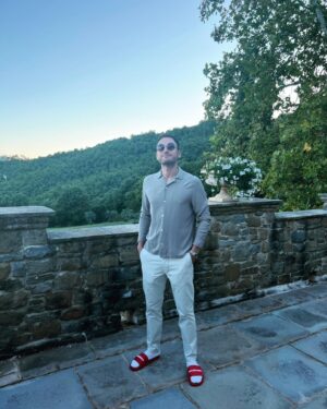 Charlie Clapham Instagram - Tuscany Take Two 🎬🇮🇹🤌🏼📸🍝🍕🏊🏼‍♂️🧘🏻‍♂️👨‍🍳🪩