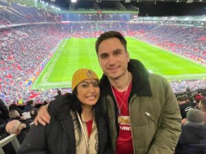 Charlie Clapham Instagram - Best family night out at the theatre of dreams 🎭✨💭⚽️👹🎶 We’ve seen it all, we’ve won the lot🎶 #stretfordenders