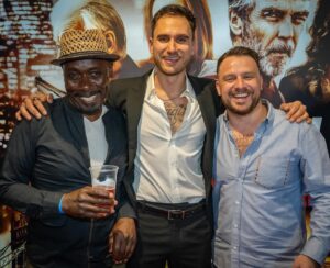 Charlie Clapham Instagram - What dreams are made of 🕺🏻🎞️💫

Great night with my family at the premiere of ‘ @bermondseytales :Fall of the Roman Empire’ - out in select UK cinemas May 17th or available for Pre order @amazonprime now. 

Special thanks to @jamescampayne and a super duper BOSS @hollyoaksofficial crew for getting me out on time 😎👊🏼

📸: @ray_burnimage 🙏🏼