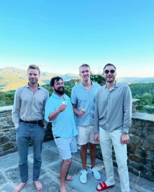 Charlie Clapham Instagram - Tuscany Take Two 🎬🇮🇹🤌🏼📸🍝🍕🏊🏼‍♂️🧘🏻‍♂️👨‍🍳🪩