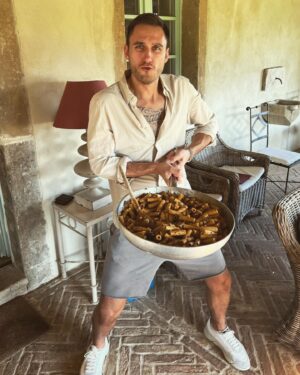 Charlie Clapham Instagram - Tuscany Take Two 🎬🇮🇹🤌🏼📸🍝🍕🏊🏼‍♂️🧘🏻‍♂️👨‍🍳🪩