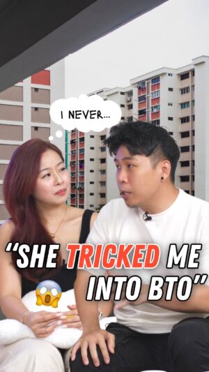 Charlie Goh Instagram - The spotlight's on LGR's favourite couple 🤭 Pat allegedly tricked Jon into BTO-ing??? We gotta get to the bottom of this! 

Click the link in the bio to watch the full video.
#letsgetreal #bto #sgrealestate #jnarealestate