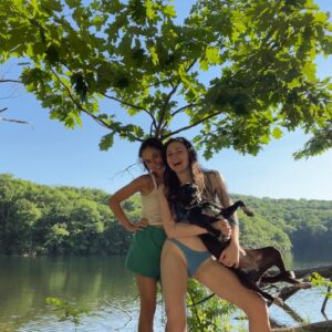 Charlie Ray Instagram - one year ago i made, like, the best decision ever. thank you for being my baby, Tippi Canoe!! #adoptdontshop and all that jazz 🛶 @petrescueny