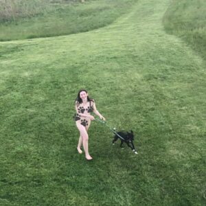 Charlie Ray Instagram - one year ago i made, like, the best decision ever. thank you for being my baby, Tippi Canoe!! #adoptdontshop and all that jazz 🛶 @petrescueny