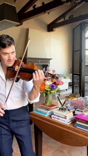 Charlie Siem Instagram - A bit of Hungarian Dance just before dinner - what would you like me play next? 🎻

.
#brahms #hungariandance #violin #violino #classicalmusic #charliesiem #fyp