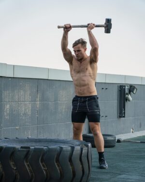 Charlie Taylor Instagram - Borrowed Thor’s 🔨