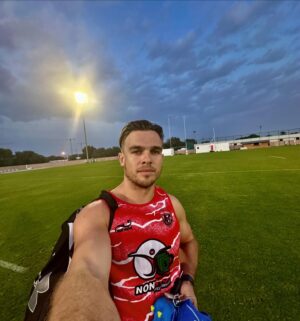 Charlie Taylor Instagram - Before the ⛈️ 🏉