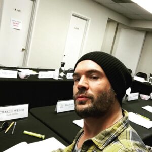 Charlie Weber Instagram - First one at the table read..... Again....🤓
#HTGAWM