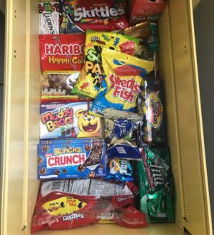 Charlie Weber Instagram - Just replenished my daughters candy drawer.....🍭🍫🍬
Will I be getting in there too?...... Yes 🙂