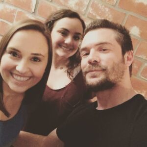 Charlie Weber Instagram - Hangin' out with my nieces that I haven't seen in a bit. Had a blast and best of luck to them both.... not that they need it 👌🏻