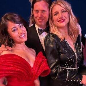 Charlotte Vandermeersch Instagram - Cannes recap. Still processing. What a cherry on the cake it was - and is - for us to present our movie to the world like this. We’ve been through stormy weather, yet here we are. We worked hard, and I thank Felix for his talent and his trust in me. And we got to get all glamorous!! On the Croisette!! First pic: #krisdewitte @festivaldecannes #officialcompetition @cannes.2022 #theeightmountains #leottomontagne #felixvangroeningen @wildsidesrl @visionfilmdistribution #menuetto #rufusfilms @kfdfilm Dress @gucci 2nd pic with our talented Nepali actress @surakshyapanta 3rd pic earrings: @woutershendrix styling Felix: @hildedestoop @driesvannoten