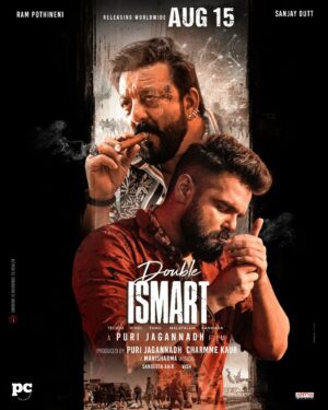 Charmy Kaur Instagram - An epic clash awaits 😎🔥

Witness the ultimate face-off between DOUBLE ISMART SHANKAR & BIG BULL on the big screens 💥

#DoubleISMART IN CINEMAS WW FROM AUGUST 15th, 2024❤️‍🔥

#DoubleIsmartOnAug15 

Ustaad @ram_pothineni @duttsanjay @KavyaThapar20 #ManiSharma @charmmekaur @vish_666 @adityamusicindia #RAPO