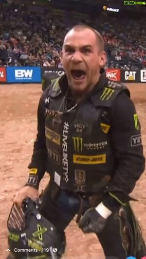 Chase Outlaw Instagram - “I got the Sun Gun mashed to the floor right now” — Huge episode drops tomorrow with one of the toughest, coolest, courageous bad cats to the ever play the game, with stories unlike any other — it’s @outlaw365 — You won’t want to miss this one 🤘🍻🤠👊💪 •
•
@wrangler @wranglernetwork 
@riversidedodge 
@get_hookedup 
@nfp_merch #nfp #chaseoutlaw #cowboy #tough #winner #pal #livelikety
