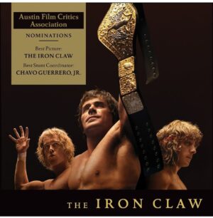 Chavo Guerrero Jr. Instagram - Not why we do it, but nice to be recognized. Thank you Austin Film Critics Association. 🎥 🏆 @a24 @ironclawmovie #guerrerostunts #guerrerostrong #a24 #ironclawmovie