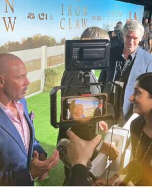 Chavo Guerrero Jr. Instagram - Some shots from the @a24 @ironclawmovie premiere in Dallas. In theaters Dec. 22nd. #a24 #ironclaw #vonerichfamily #guerrerofamily #guerrerostrong #guerrerostunts