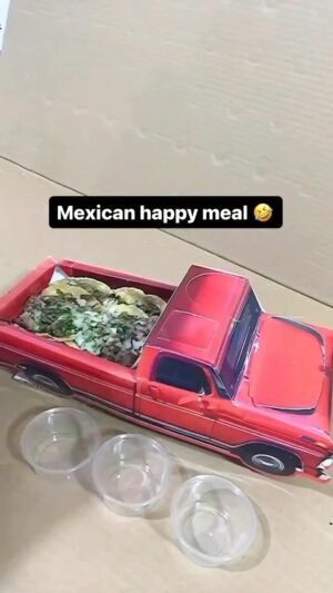 Chavo Guerrero Jr. Instagram - My kind of fast food meal!😜🌮🍺 #mexicanhappymeal #tacos #guerrerostrong