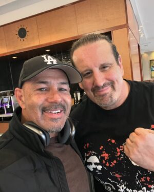 Chavo Guerrero Jr. Instagram - Always great to unexpectedly run into one of your wrestling family in the airline lounge. @thetommydreamer 
Always one of the coolest dudes I know. #wrestlingfamily #guerrerostrong #ecw