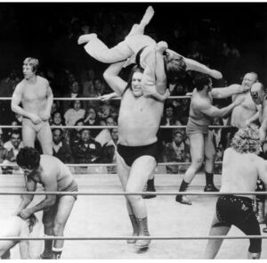 Chavo Guerrero Jr. Instagram - A great pic from the Los Angeles  @olympicauditorium , which was known as the Madison Square Garden @thegarden of the West. 

How many wrestlers can you name?  #olympicauditorium
