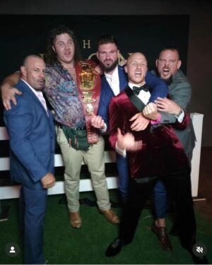 Chavo Guerrero Jr. Instagram - Some shots from the @a24 @ironclawmovie premiere in Dallas. In theaters Dec. 22nd. #a24 #ironclaw #vonerichfamily #guerrerofamily #guerrerostrong #guerrerostunts