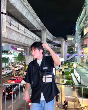 Chawinroj Likitchareonsakul Instagram - Heyy 🖖🏻🖤🌧️ | 📸 : @totosupatad