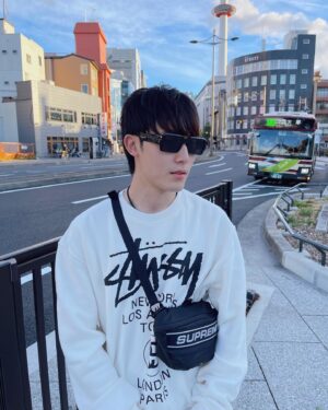 Chawinroj Likitchareonsakul Instagram - Lost in Kyoto 🌳⛩️☁️