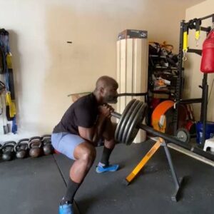 Cheick Kongo Instagram - When the Viking pressgets over your head.
10 sets of 10 reps at Jason's Lab
#rumbleoftitans #qatar