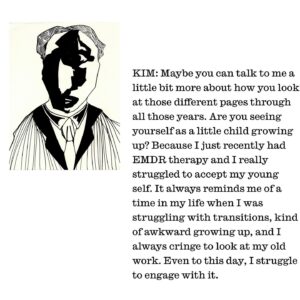Chella Man Instagram - i found CK online in high school when i was trying to find myself.

..in some ways, I did find a part of me.

searching for “deaf Asian women artist” (like me at the time) - unfortunately, there is not much information to publicly gather within my community’s history. Not because there are not MANY of us, but because others have not deemed our stories worthy of recognition.

@chrisunkim, thank you for being family.
for your love, for your representation.
For your art.

Grateful to have one of many moments between us documented this way. It was pure joy to chat with you about my show at @hannahtraoregallery !

And of course, thank you, @interviewmag! 
Photo by @maryv 🤍