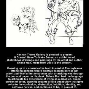 Chella Man Instagram - 𝙄𝙩 𝘿𝙤𝙚𝙨𝙣’𝙩 𝙃𝙖𝙫𝙚 𝙏𝙤 𝙈𝙖𝙠𝙚 𝙎𝙚𝙣𝙨𝙚

Opening February 8th at @hannahtraoregallery !

Hug u there ❤️‍🩹