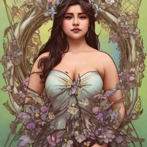Chelsea Rendon Instagram - Had to jump in this trend because it looked so cool! And I am obsessed with my looks! I am a warrior goddess princess chingona! 

#aiart #superhero #goddess #actionfigures #marvel #dc #chingona #warrior 💃🏻💪🏽
