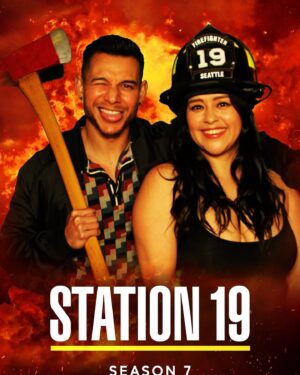 Chelsea Rendon Instagram - Today we say goodbye to #Station19 💔 
  Jaina thank you for being an inspiration not only to fellow Latinas in this business but to those young Latinas who have seen you on screen/billboards and now believe they can follow their dreams too. You have lead this show with such talent, grace and strength. I admire you so much! 
  Carlos, my brother, when you joined one of my favorite shows it made my heart burst! I have loved seeing you make people fall in love with you, root for you and wanna slap you! You really added something special to the show, I am so proud of you! 
  AJ I love that you joined the crew for the final season! You got to understand why I was obsessed with the show. I loved calling you after episodes and breaking it all down and guessing what was gonna happen next. 🍵 Thanks for taking me to the wrap party so I could celebrate with you all! 
I love you all so much! @jainaleeortiz @aj_cast #CarlosMiranda 
  And to everyone that has worked on @station19 thank you for always making me feel all the feels 🥹 #19