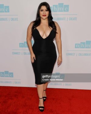 Chelsea Rendon Instagram - Thank you @nhmc_org for a beautiful night. It’s always an amazing time being in a room filled with amazing Latinx talent! I left feeling inspired and hopeful for the future! Let’s keep supporting each other and lifting all of us up! #NHMC #ImpactAwards #Gala #Latinx #SiSePuede #ProudLatina ❤️

Glam @she_beats_faces 
Dress @chingonathreads